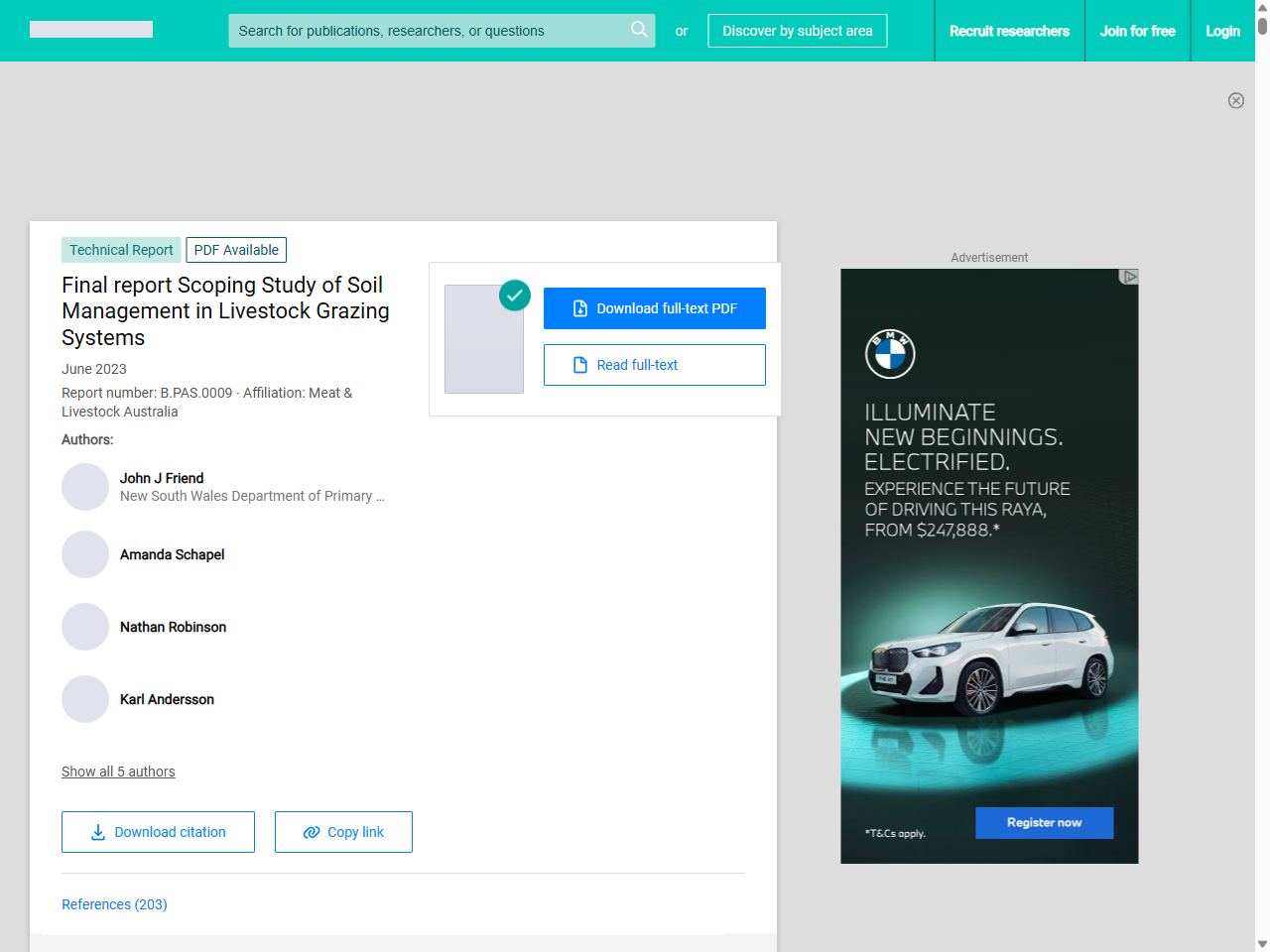 Preview of (PDF) Final report Scoping Study of Soil Management in Livestock Grazing Systems, accessed May 13, 2025, 