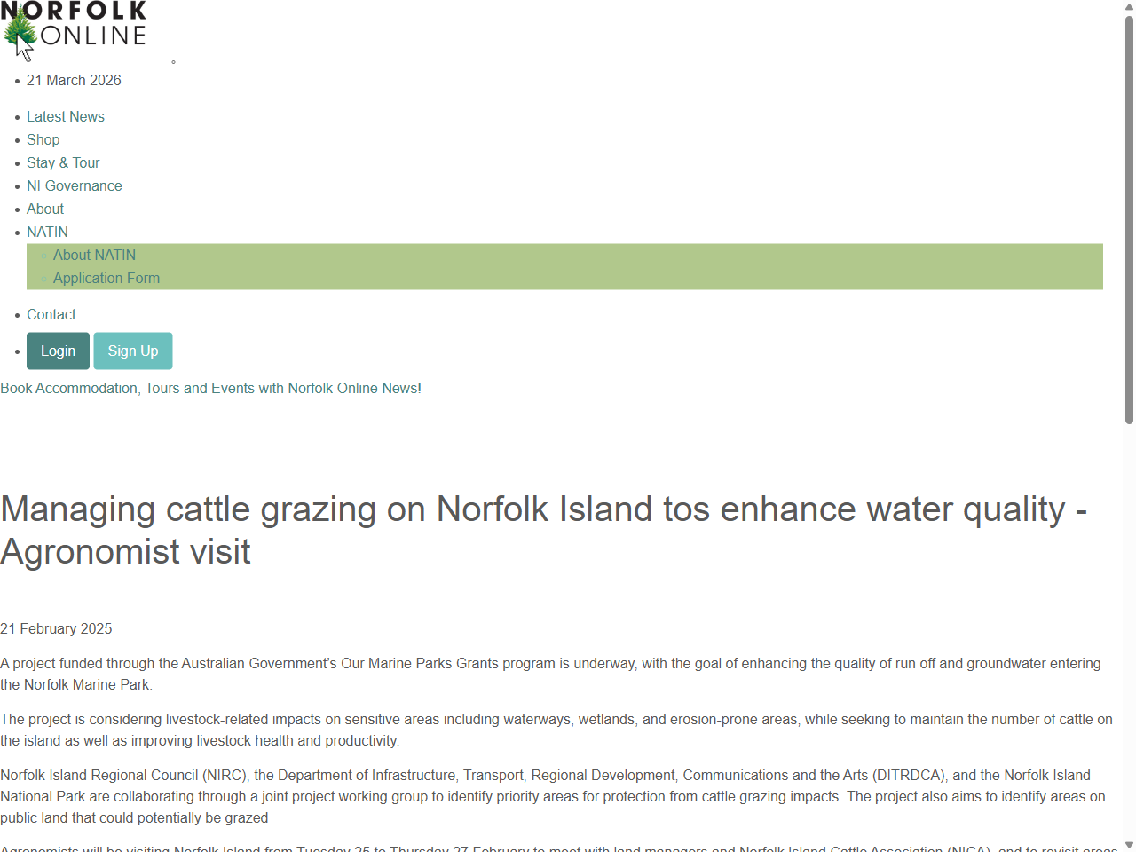 Preview of Graziers contribute to preserving the Great Barrier Reef