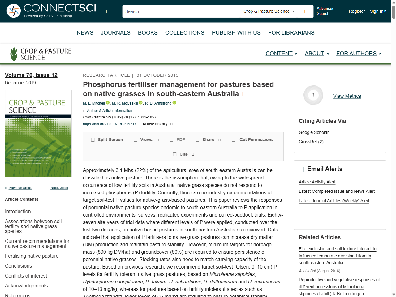 Preview of Phosphorus fertiliser management for pastures ... - CSIRO Publishing, accessed August 11, 2025