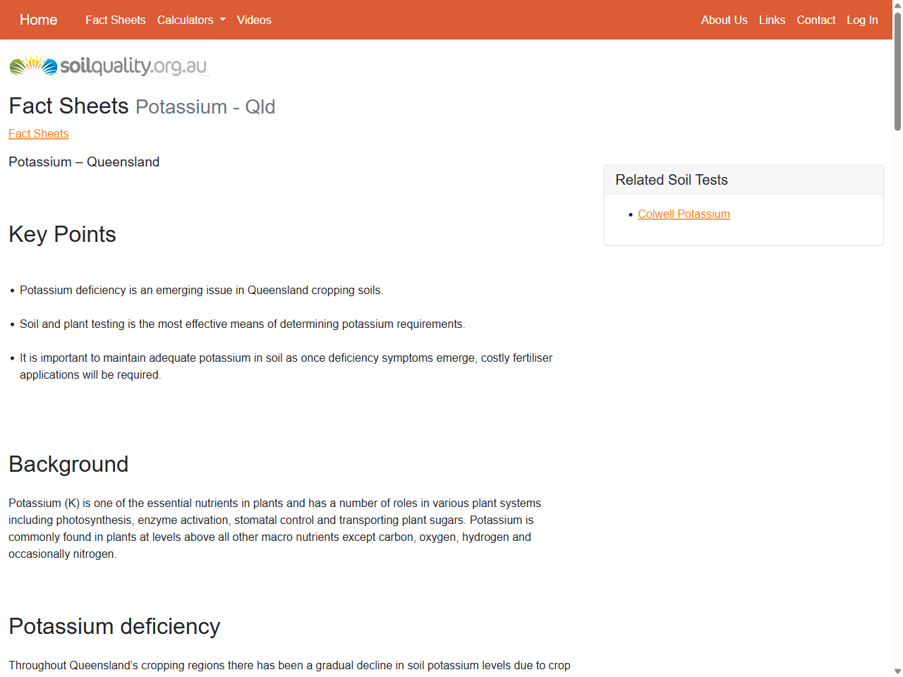 Preview of Potassium | Fact Sheets | soilquality.org.au, accessed July 18, 2025, 