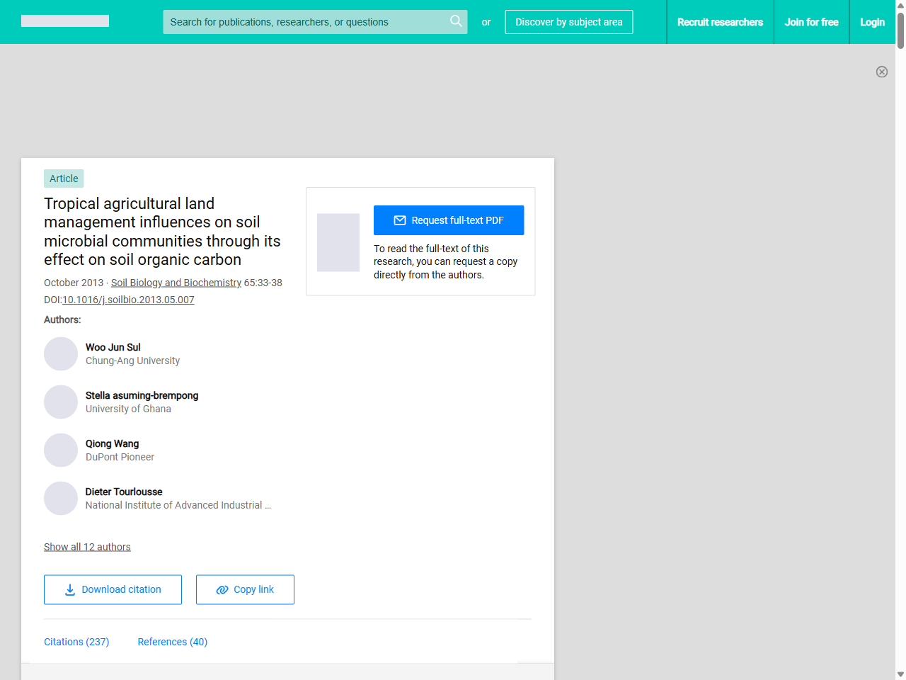 Preview of Australian Journal of Soil Research, accessed July 16, 2025, 