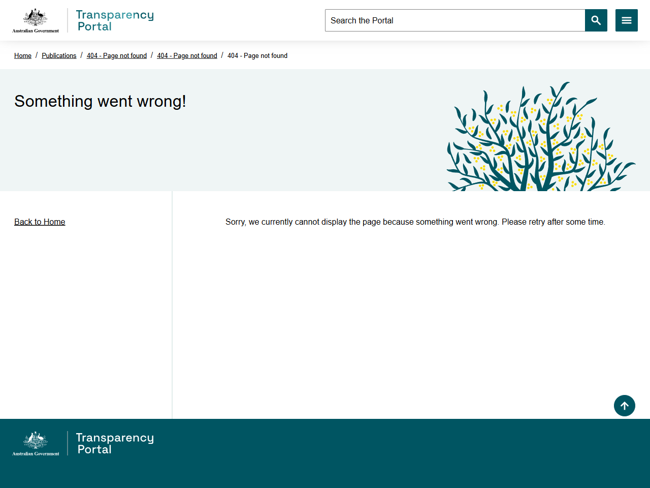 Preview of Agriculture performance results - Transparency Portal, accessed July 7, 2025, 