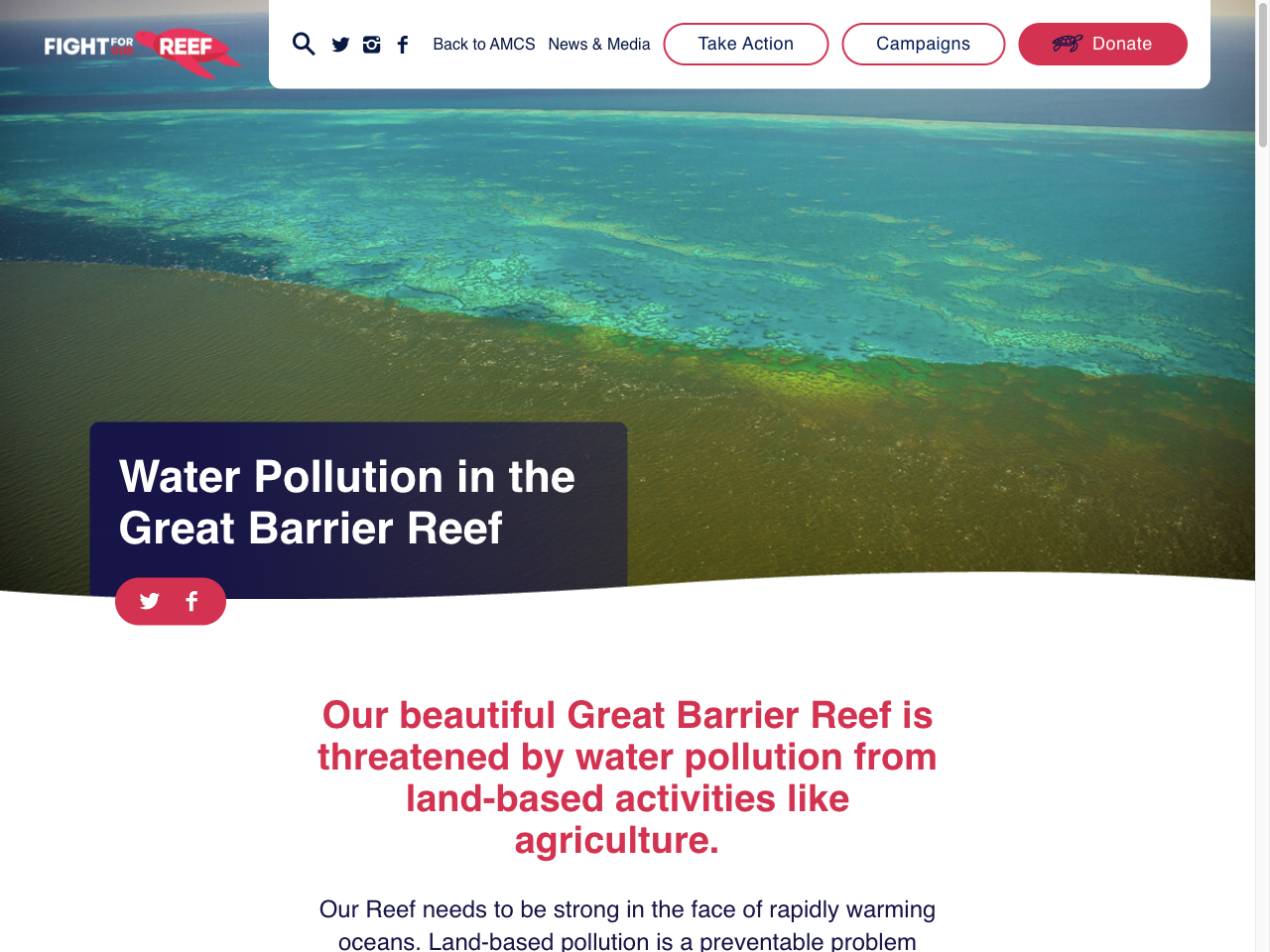Preview of Pollution & Water Quality in the Great Barrier Reef - Australian Marine Conservation Society, accessed August 1, 2025