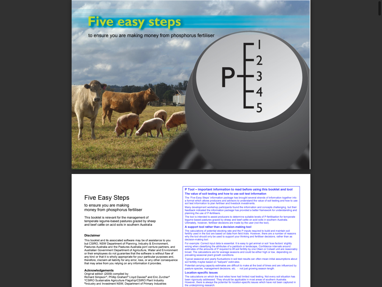 Preview of to ensure you are making money from phosphorus fertiliser - MLA, accessed August 4, 2025