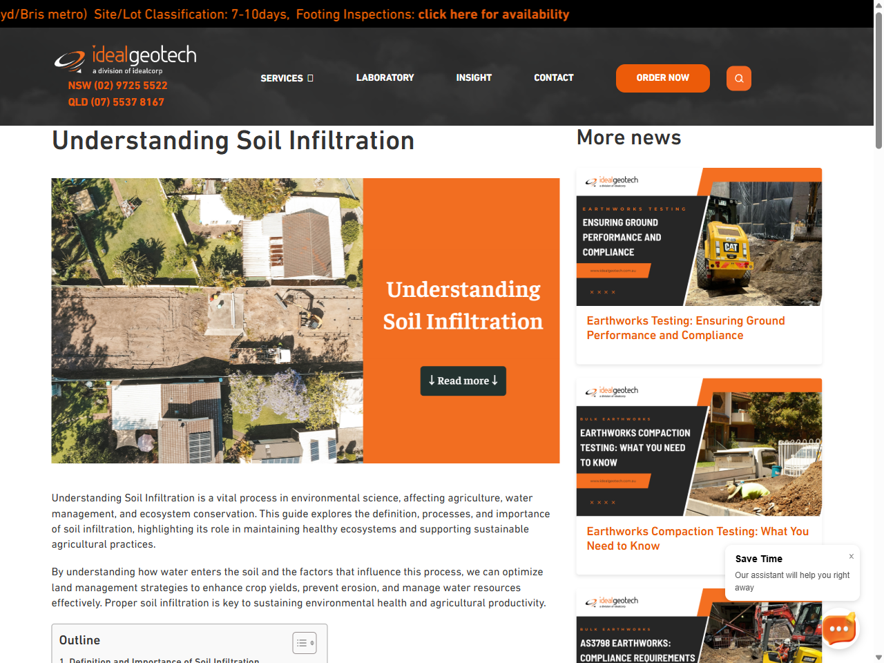 Preview of Understanding Soil Infiltration - Ideal Geotech, accessed July 6, 2025,