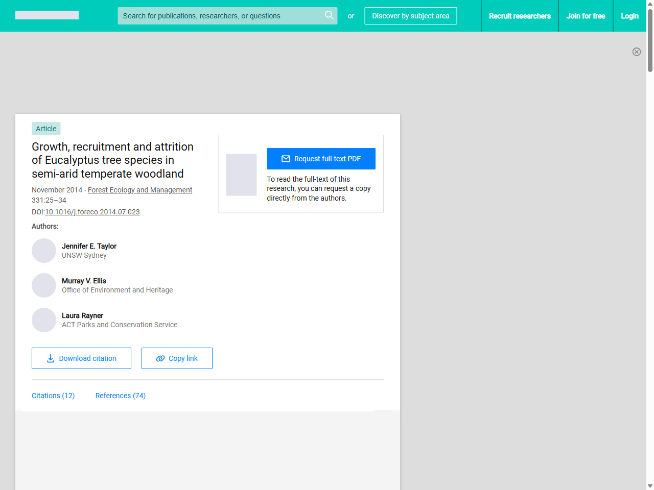 Preview of (PDF) Woodland habitat structures are affected by both agricultural land management and abiotic conditions - ResearchGate, accessed May 15, 2025,