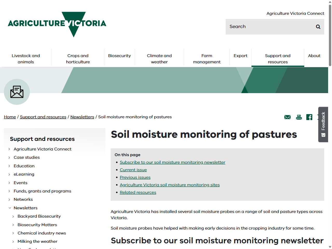 Preview of Using soil moisture to make strategic decisions | Spring 2016 - Agriculture Victoria