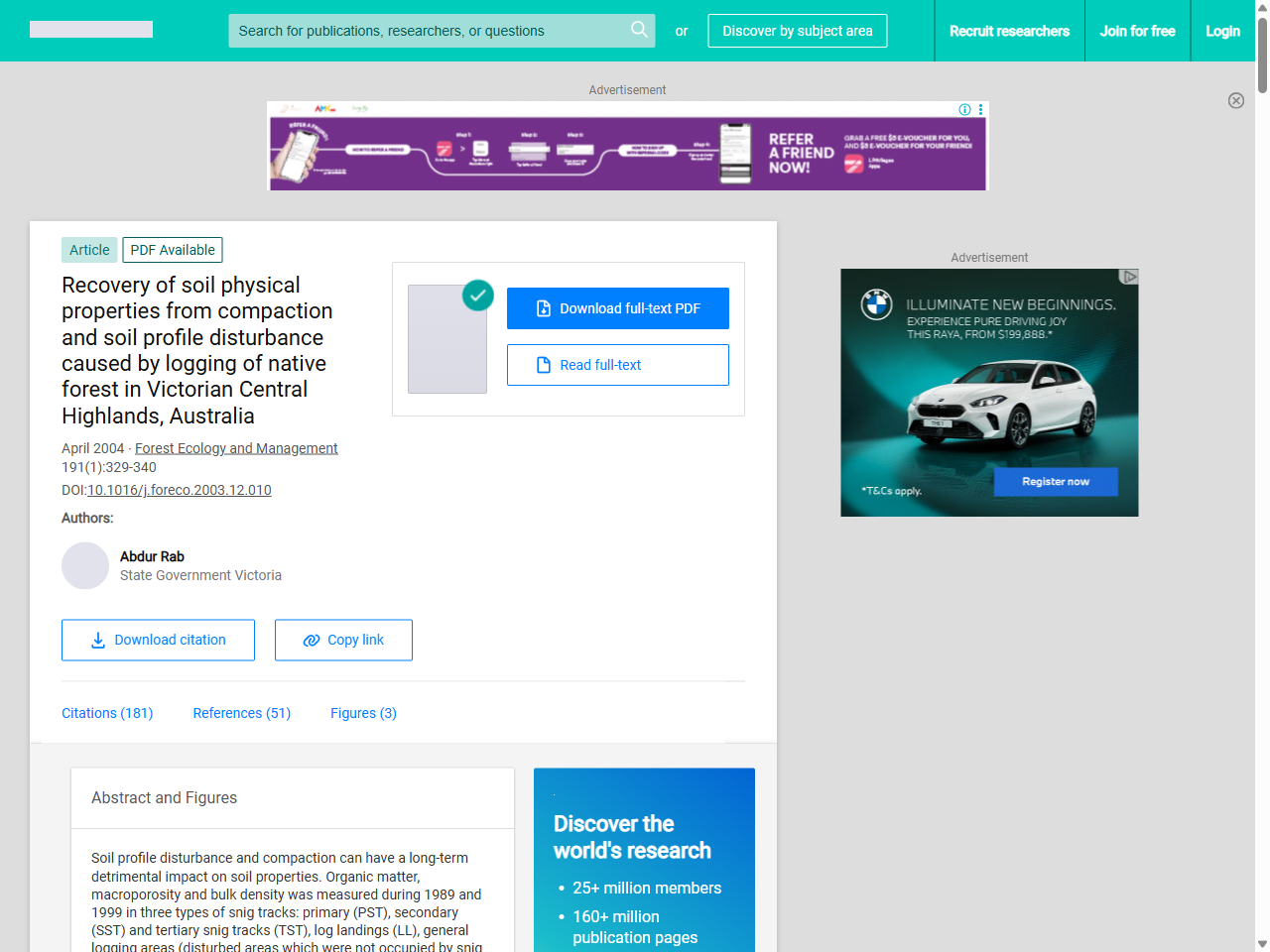 Preview of Short-term effects in canopy gap area on the recovery of compacted soil caused by forest harvesting in old-growth Oriental beech (Fagus orientalis Lipsky) stands - iForest - Biogeosciences and Forestry