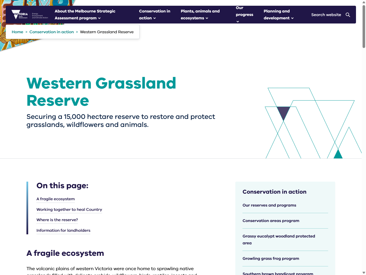 Preview of Western Grassland Reserve, accessed May 12, 2025