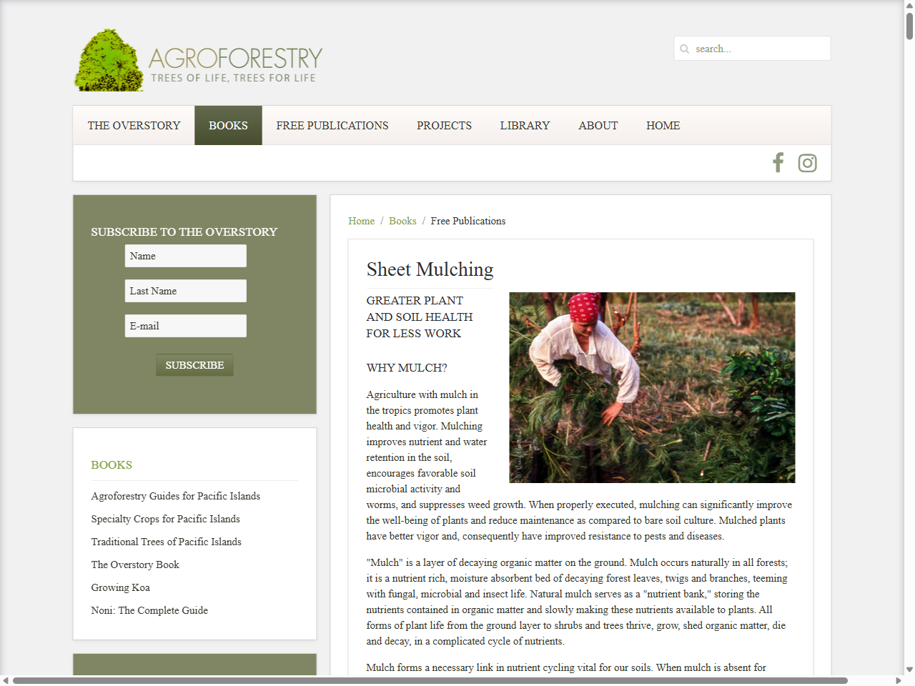 Preview of Free Publications - Agroforestry.org, accessed July 18, 2025