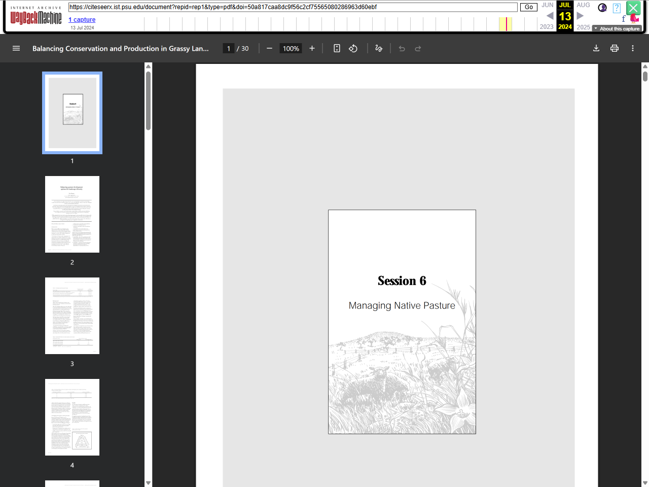Preview of Balancing pasture development options for landscape diversity - CiteSeerX, accessed July 28, 2025
