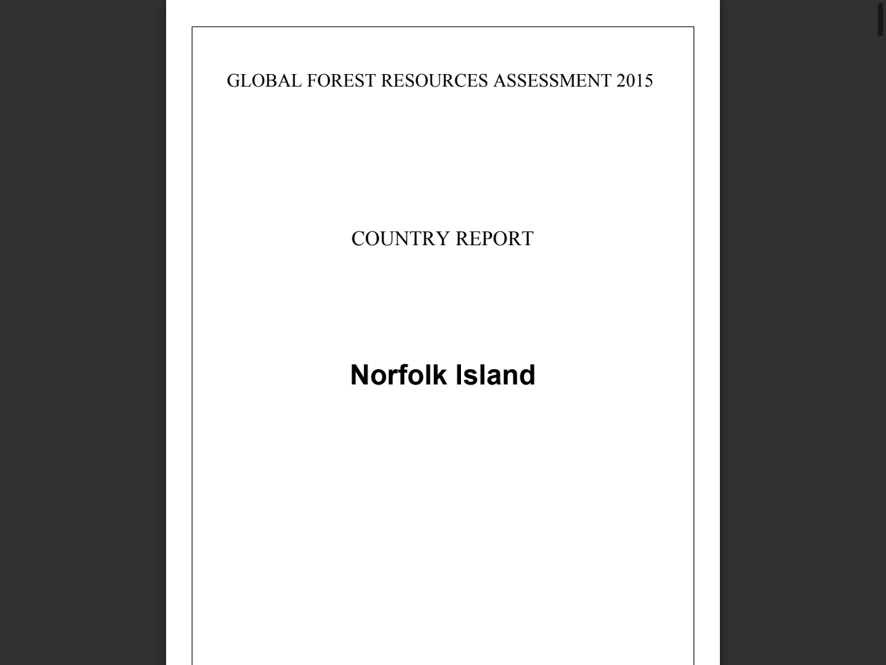 Preview of Norfolk Island - FAO Knowledge Repository, accessed July 31, 2025