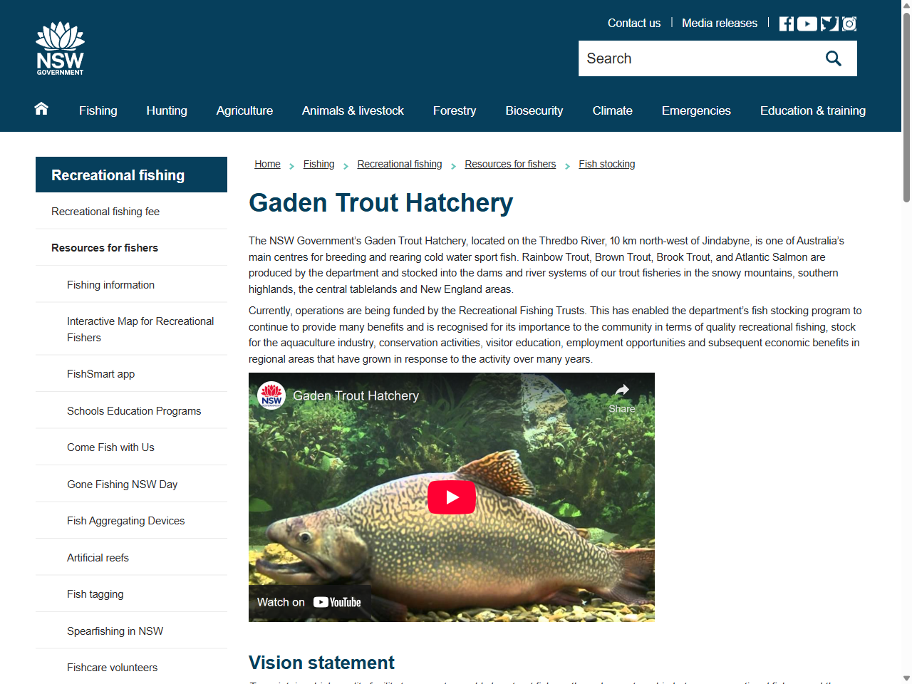 Preview of Gaden Trout Hatchery - NSW Department of Primary Industries, accessed August 17, 2025,