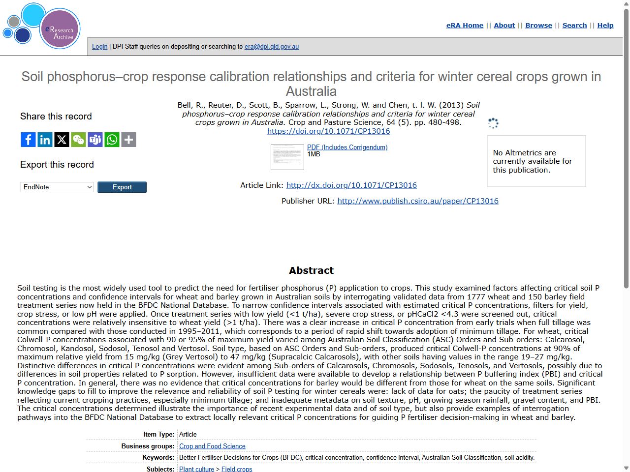 Preview of Budgeting phosphorus in medium and lower rainfall zones ... - GRDC, accessed August 28, 2025