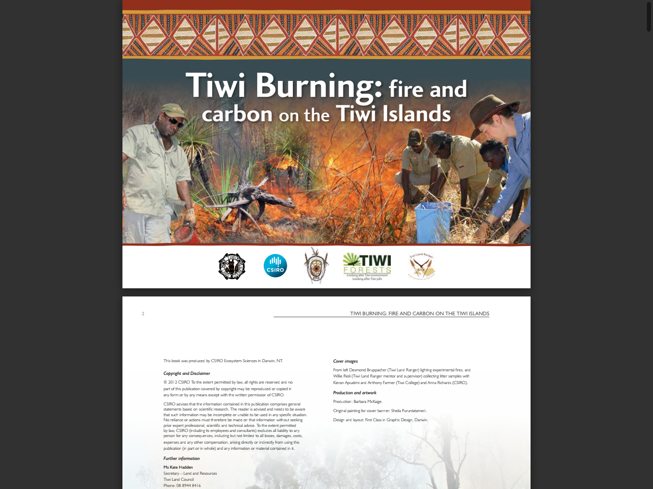 Preview of Research and development investment delivering for Tiwi community