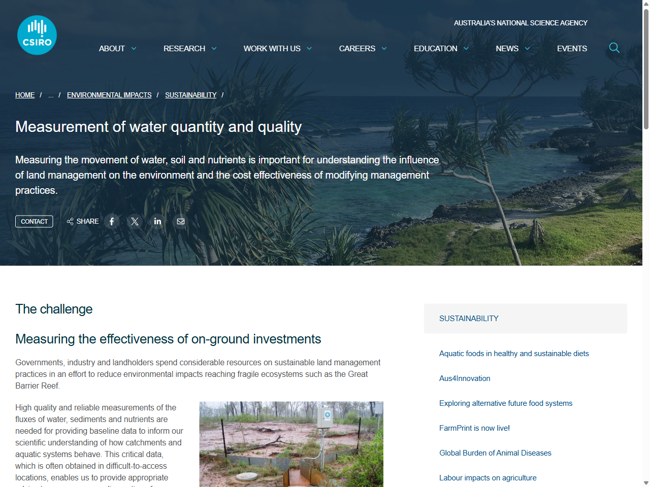 Preview of Measurement of water quantity and quality - CSIRO, accessed July 22, 2025,