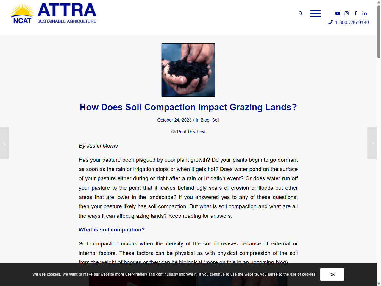 Preview of How Does Soil Compaction Impact Grazing Lands? - ATTRA – Sustainable Agriculture, accessed August 11, 2025