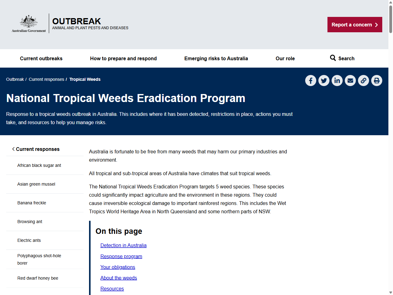 Preview of National Tropical Weeds Eradication Program - Outbreak, accessed July 6, 2025,