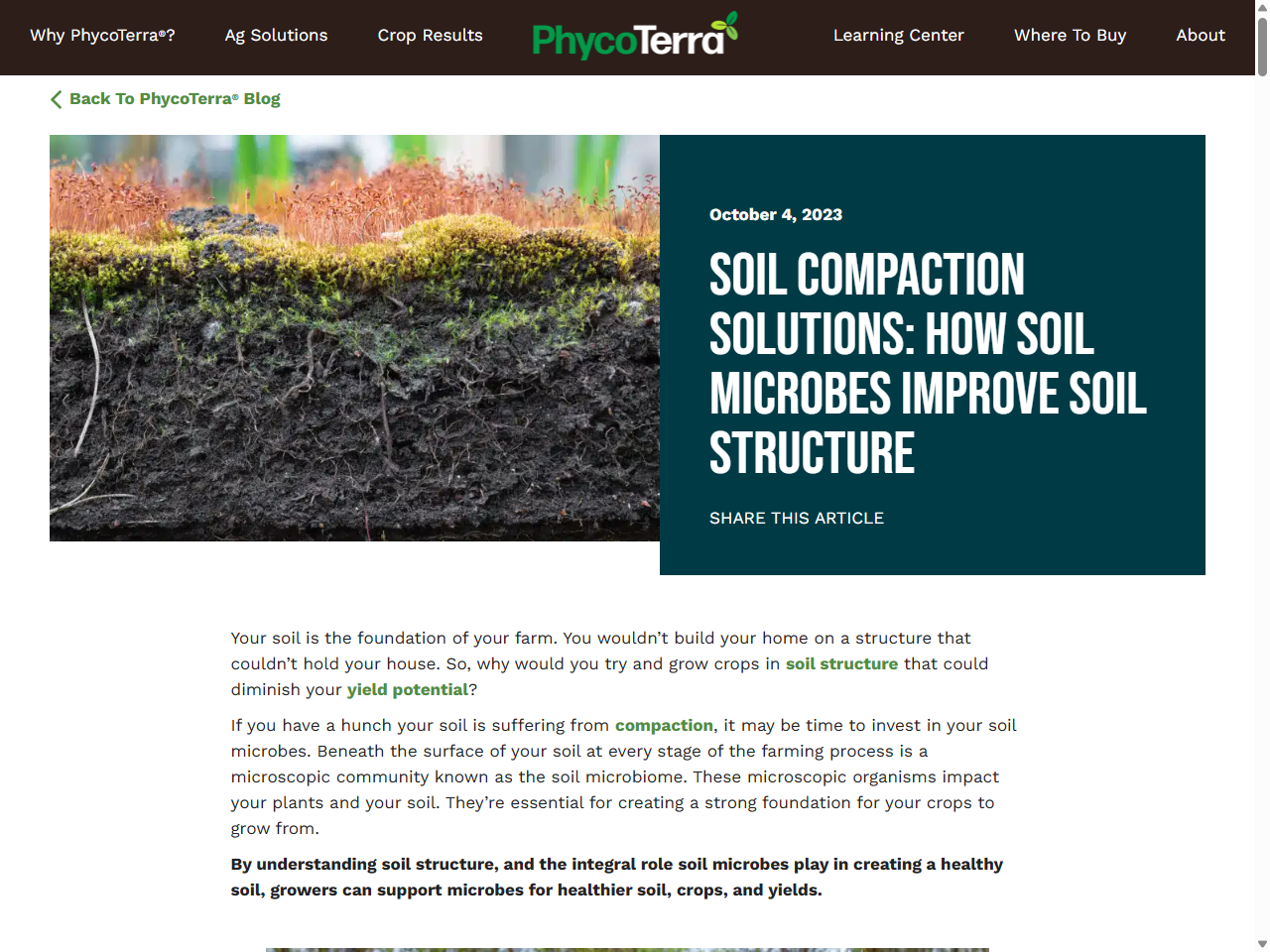 Preview of Soil Structure and Compaction Solutions - PhycoTerra, accessed August 4, 2025,