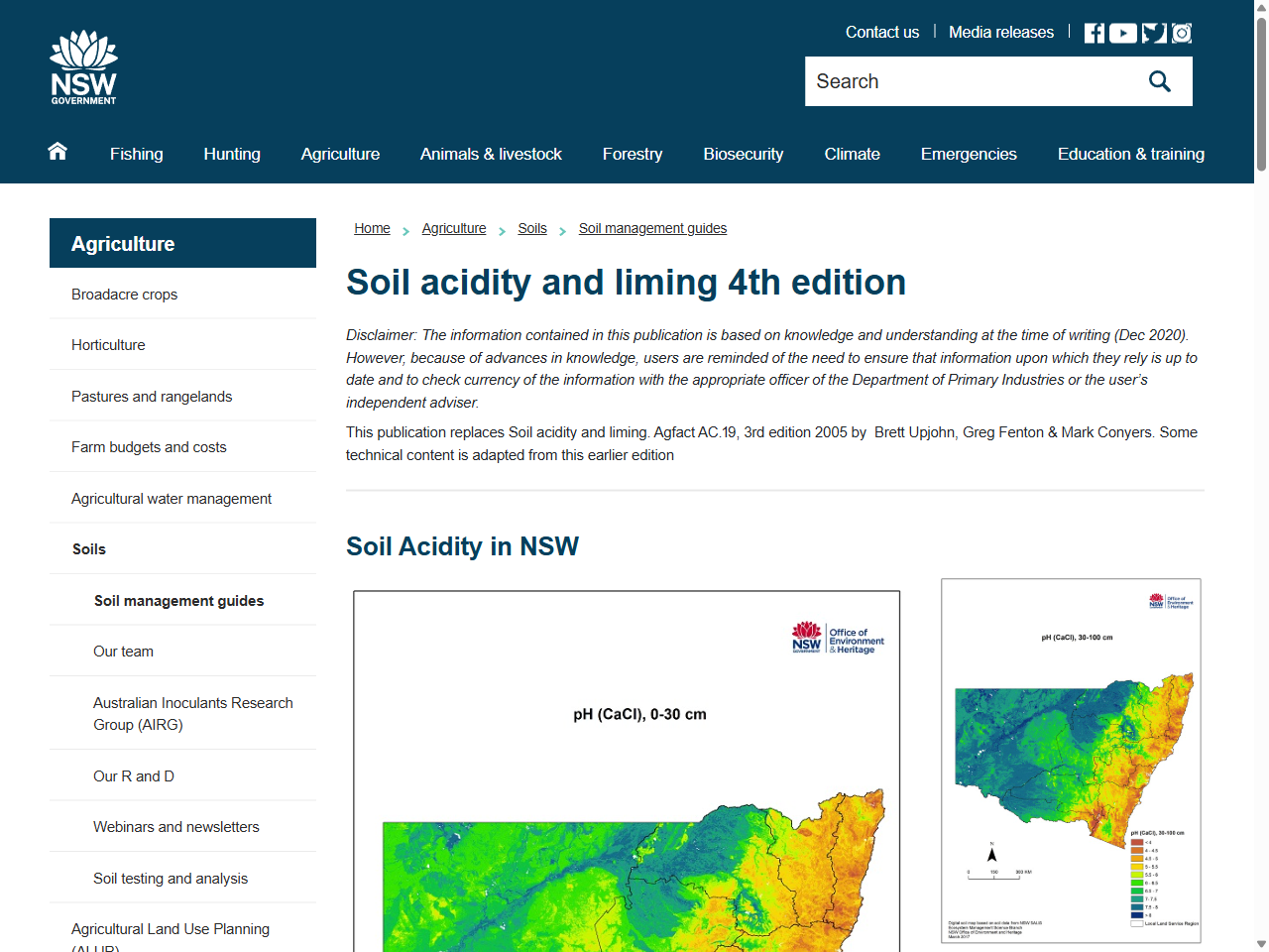 Preview of NSW Department of Primary Industries. (2021). Soil Acidity and Liming (AC.19).