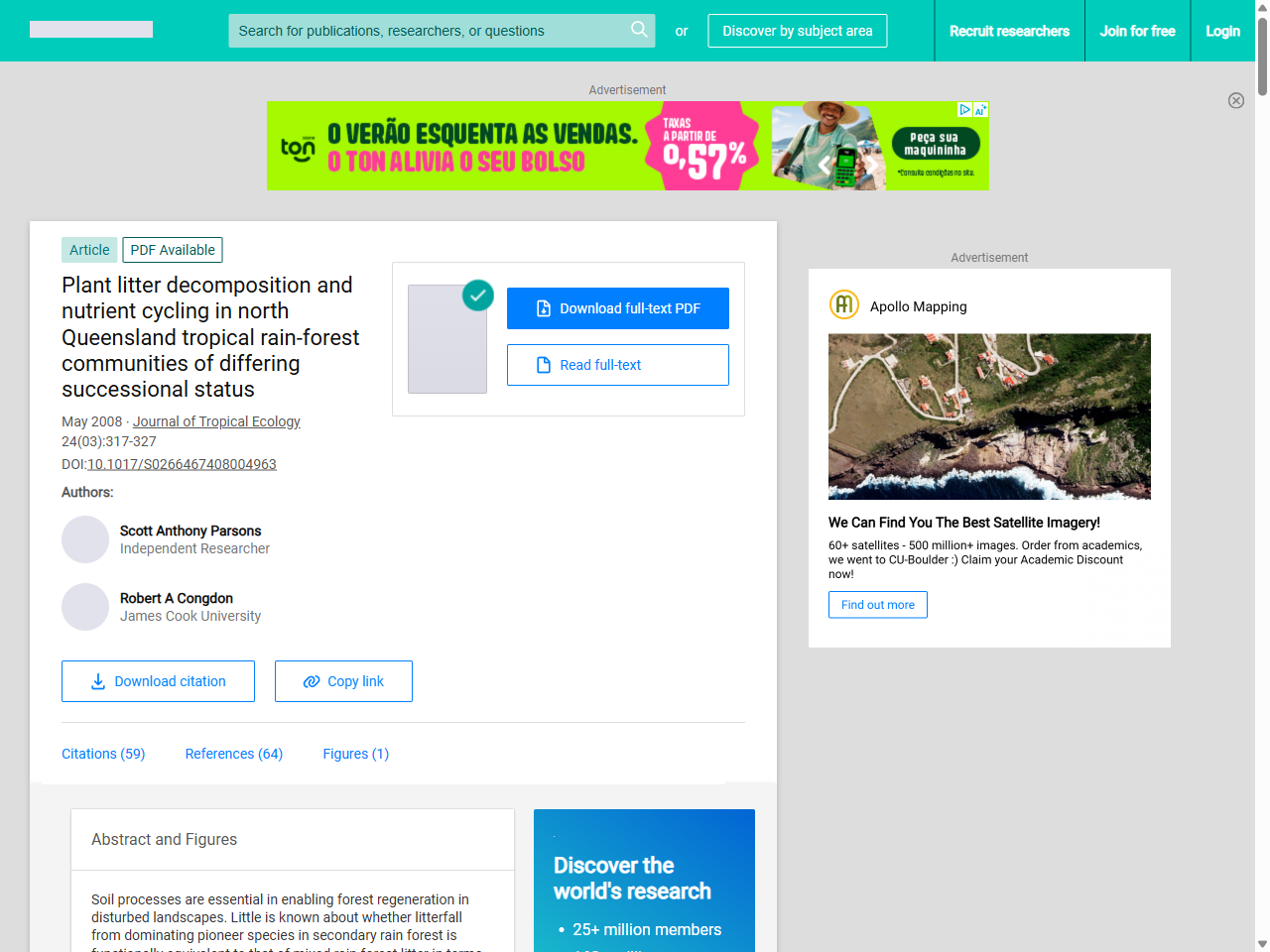 Preview of Soil physical and hydrological properties following logging and ..., accessed July 20, 2025