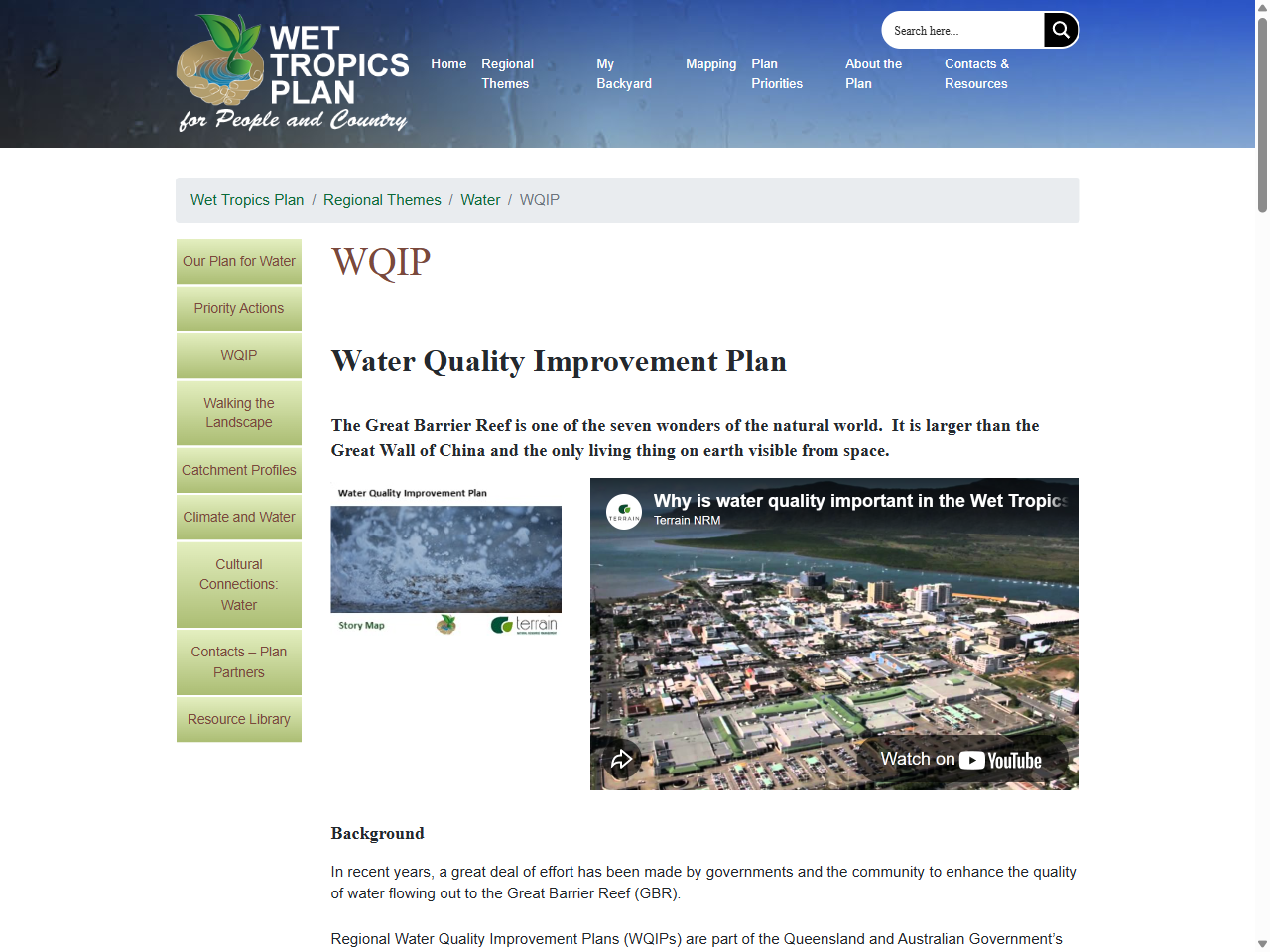 Preview of WQIP - Water Quality Improvement Plan - Wet Tropics Plan, accessed July 18, 2025,