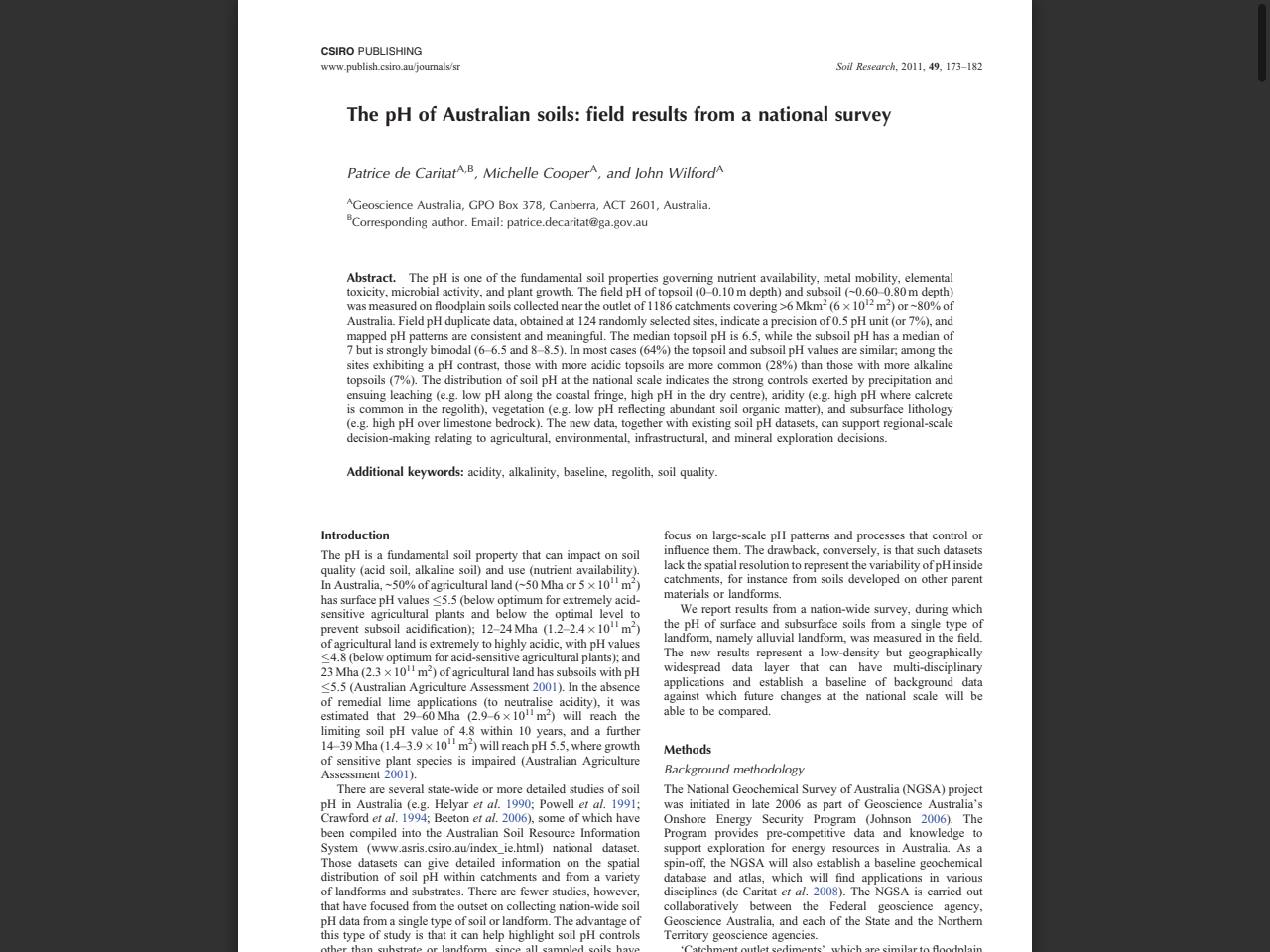 Preview of The relationships between land management practices and soil condition and the quality of ecosystem services delivered from agri - DAFF, accessed July 28, 2025, 