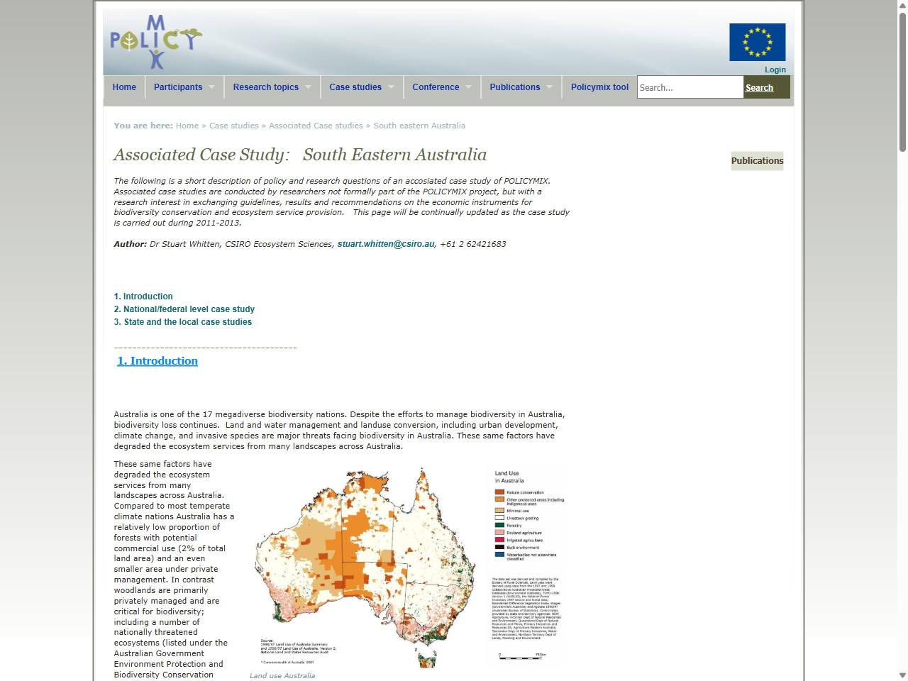Preview of South eastern Australia - POLICYMIX, accessed August 12, 2025