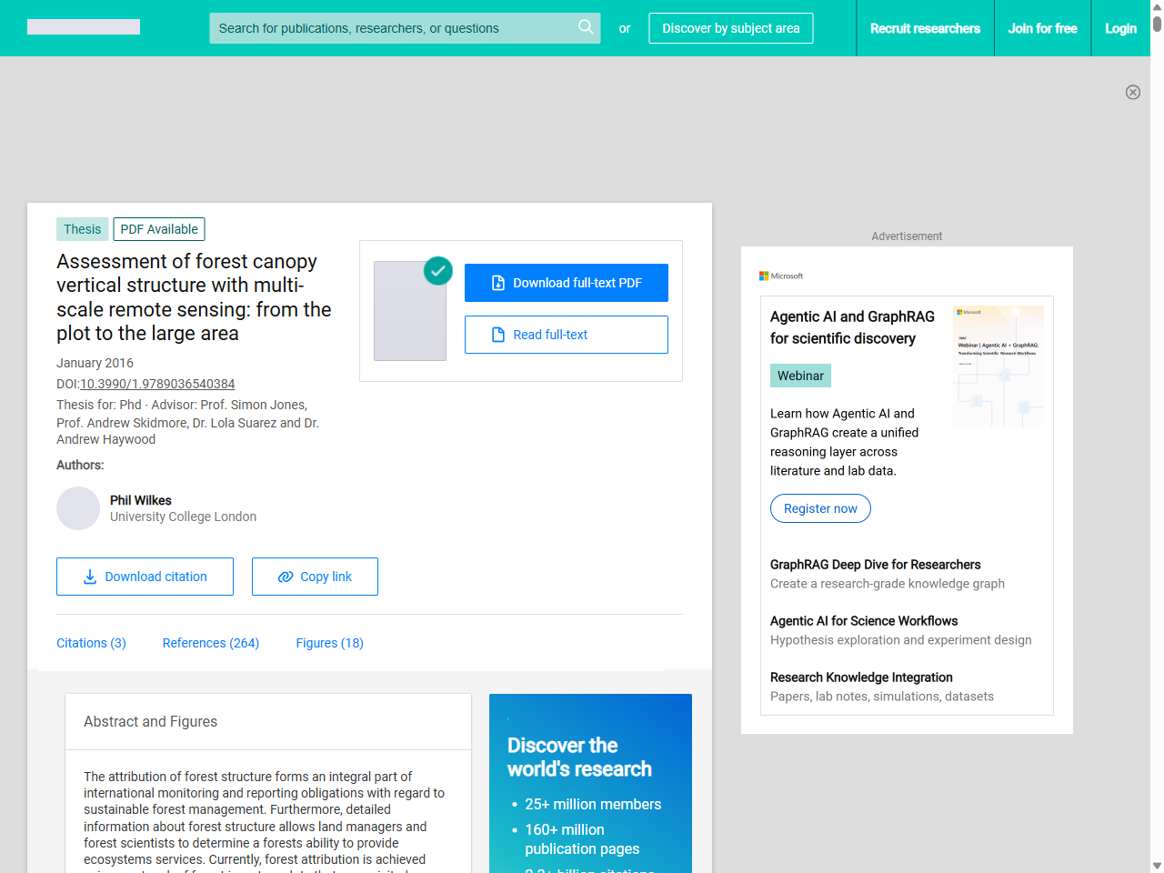 Preview of Assessment of forest canopy vertical structure with multi-scale remote sensing: from the plot to the large area - ResearchGate, accessed May 15, 2025,