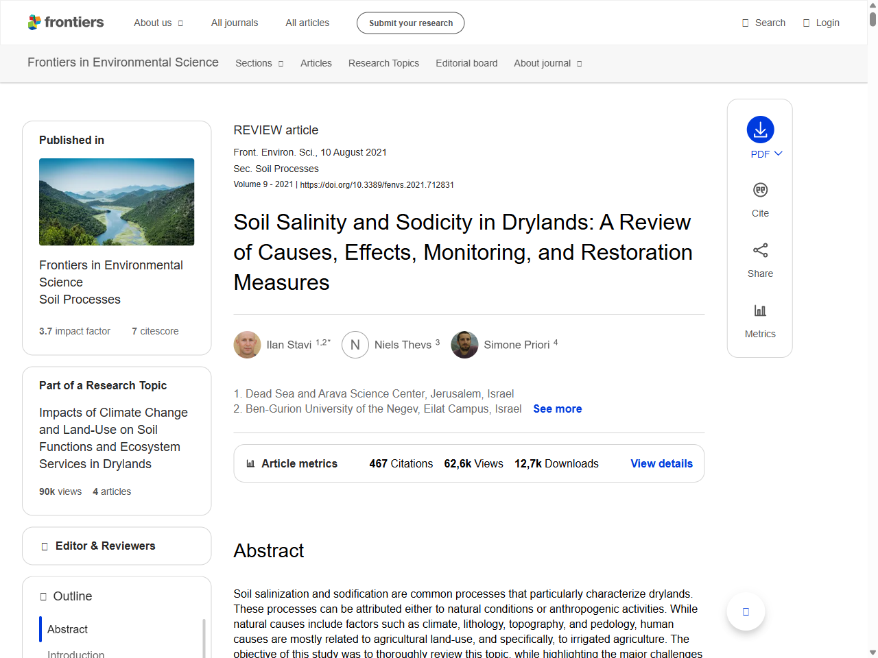 Preview of Saline Arid Zone: Definition and Formation - Biology Discussion