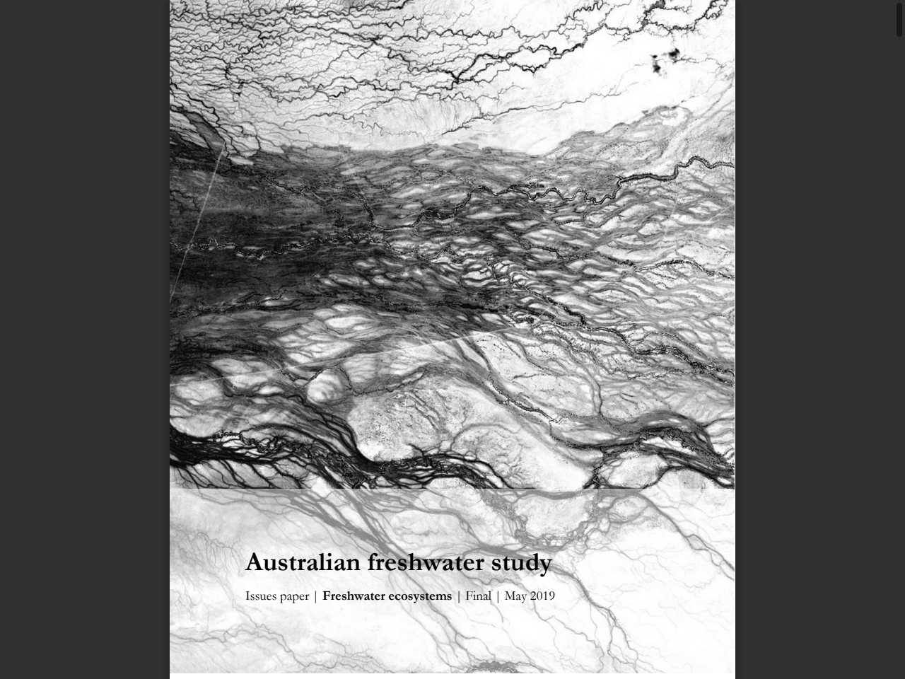 Preview of Australian freshwater study - Watertrust Australia, accessed August 10, 2025