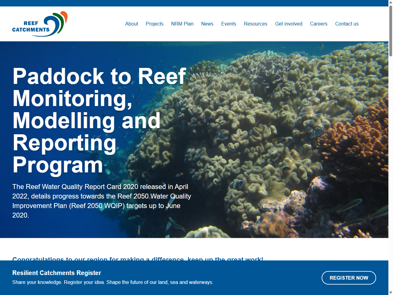 Preview of Paddock to Reef Monitoring, Modelling and Reporting Program, accessed July 18, 2025,