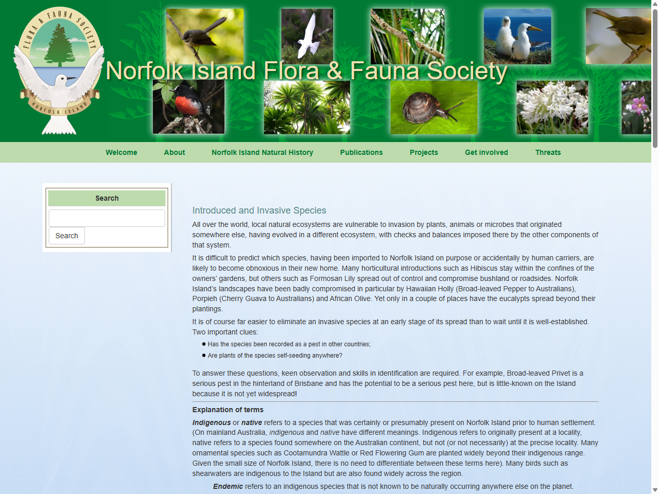 Preview of Introduced and Invasive Species - Norfolk Island Flora & Fauna Society, accessed August 2, 2025,