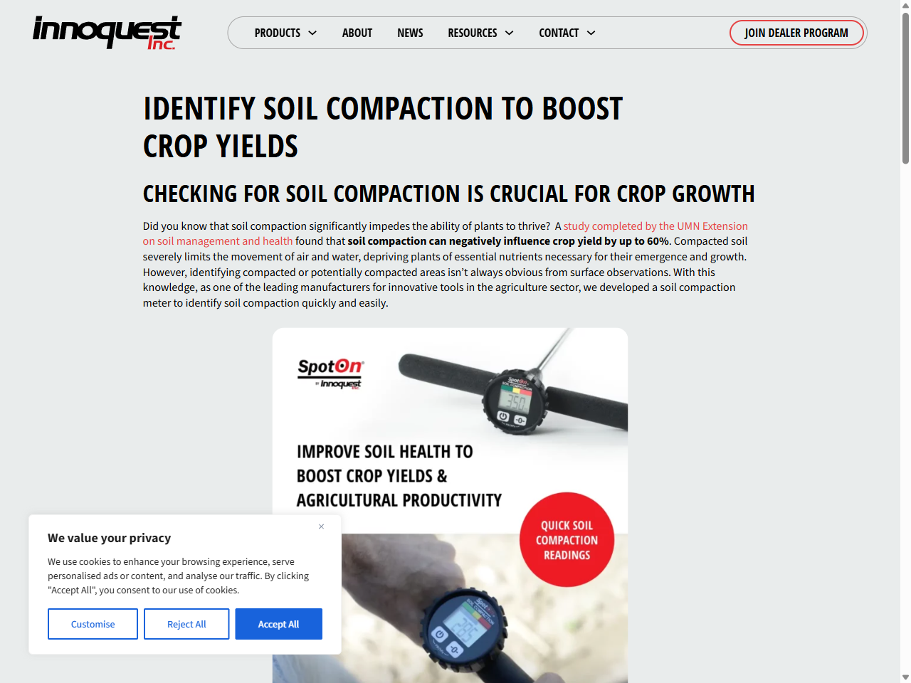 Preview of Identify Soil Compaction to Boost Crop Yields - Innoquest Inc