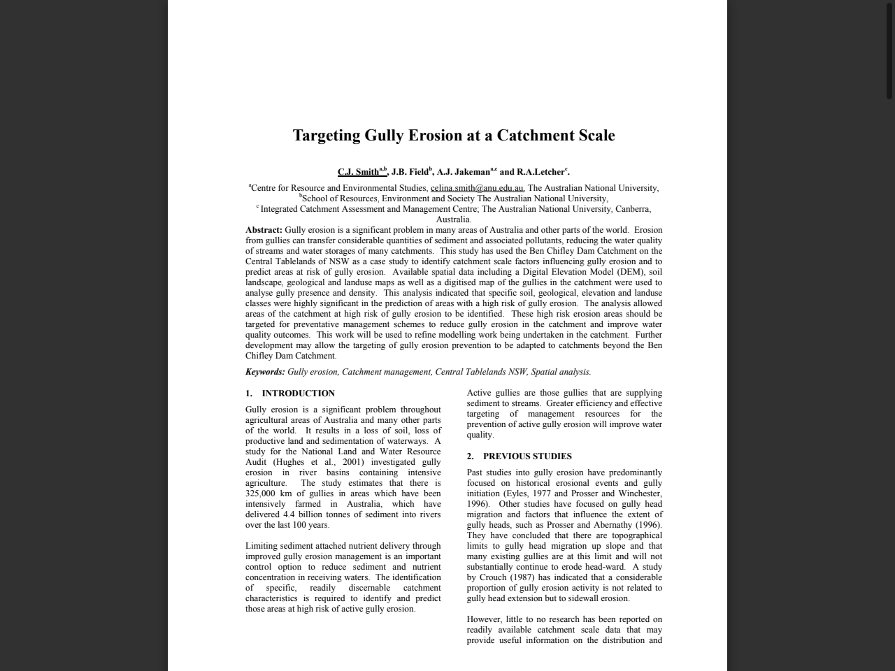 Preview of Targeting Gully Erosion at a Catchment Scale - MSSANZ, accessed July 21, 2025,