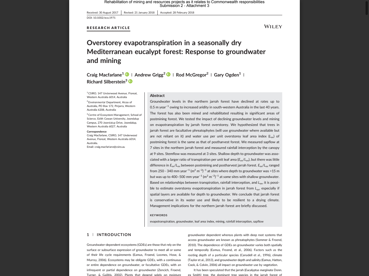 Preview of Thresholds of biodiversity and ecosystem function in a forest ...