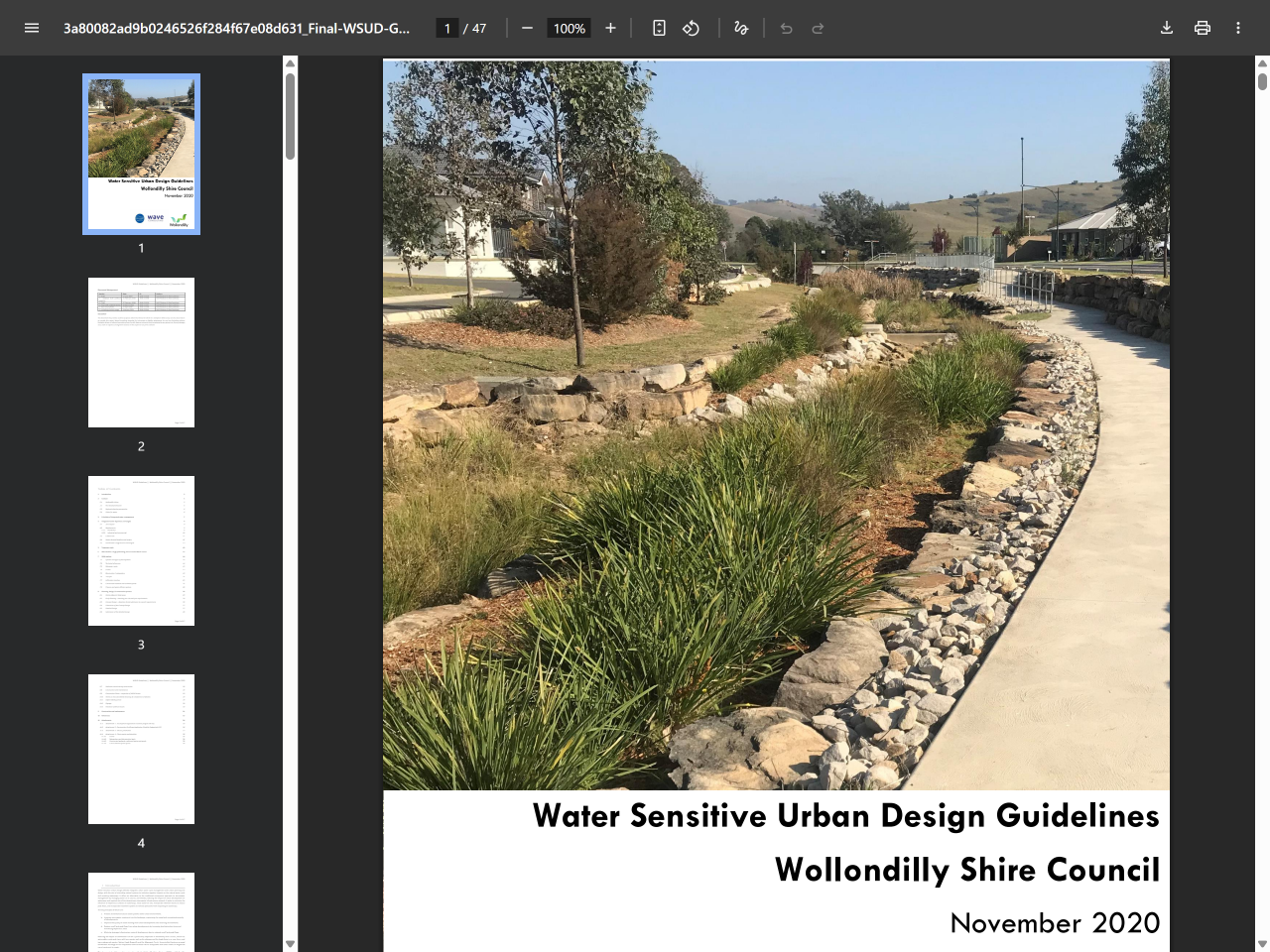 Preview of Water Sensitive Urban Design Guidelines Wollondilly Shire Council, accessed August 11, 2025, 