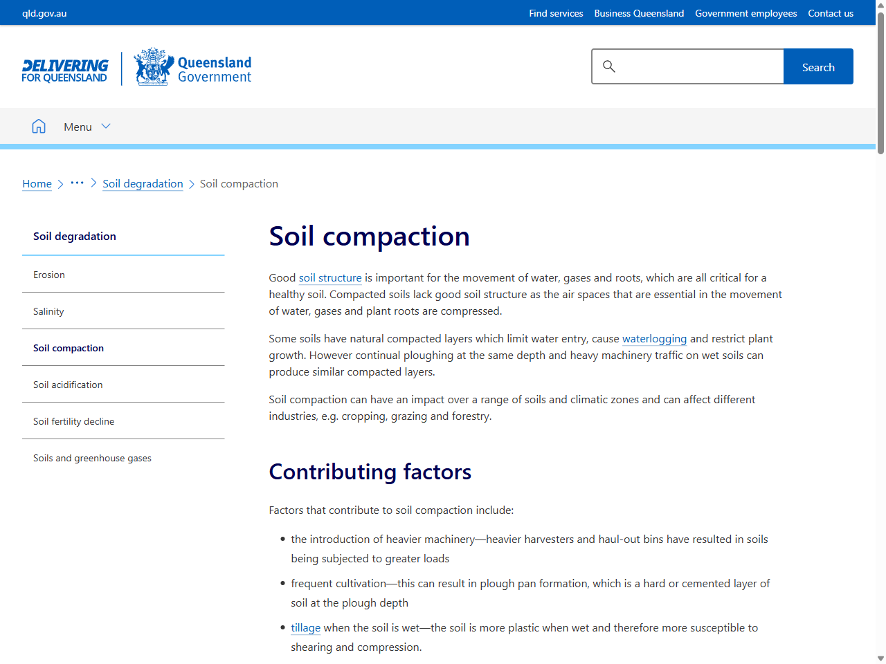 Preview of Soil compaction | Environment, land and water | Queensland Government, accessed August 4, 2025,