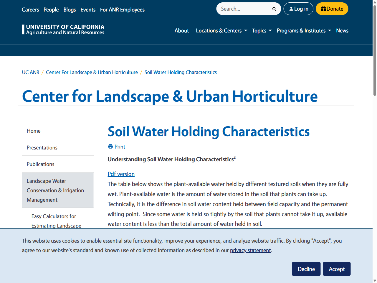 Preview of Chapter 8 - ET c under soil water stress conditions
