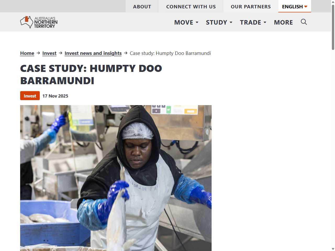 Preview of Case study: Humpty Doo Barramundi - The Territory, Australia