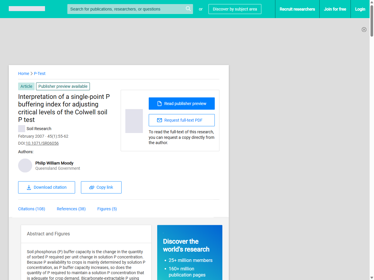 Preview of (PDF) Soil phosphorus—crop response calibration relationships and criteria for oilseeds, grain legumes and summer cereal crops grown in Australia - ResearchGate, accessed July 17, 2025, 