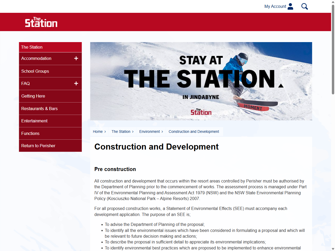 Preview of Construction and Development - Perisher