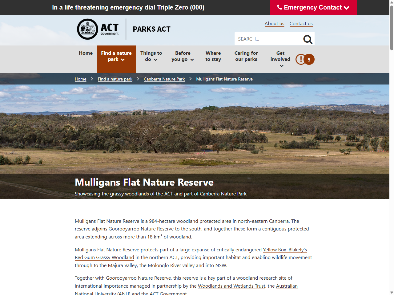 Preview of Conservation at Mulligans Flat Nature Reserve - Suzanne Orr, accessed August 11, 2025