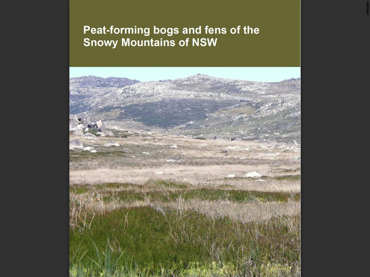 Preview of Wilson, B. R., Oliver, I., Jenkins, M., & Robertson, S. (2021). Distribution, nature and threats to soils of the Australian Alps: A review. Austral Ecology, 46(2), 241-260.
