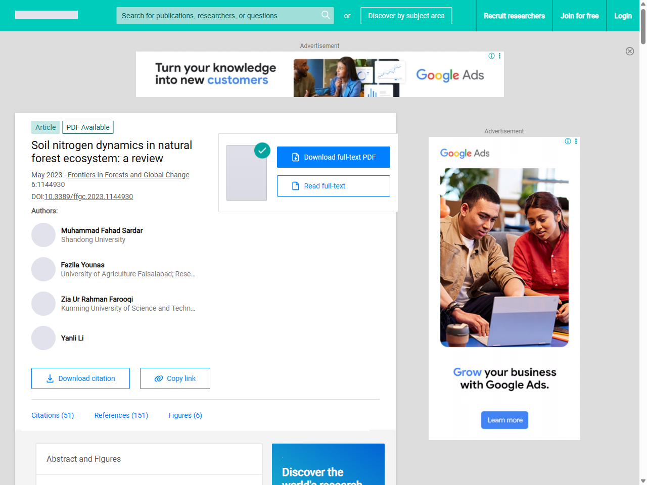 Preview of Soil nitrogen dynamics in natural forest ecosystem: a review - ResearchGate, accessed August 28, 2025, 