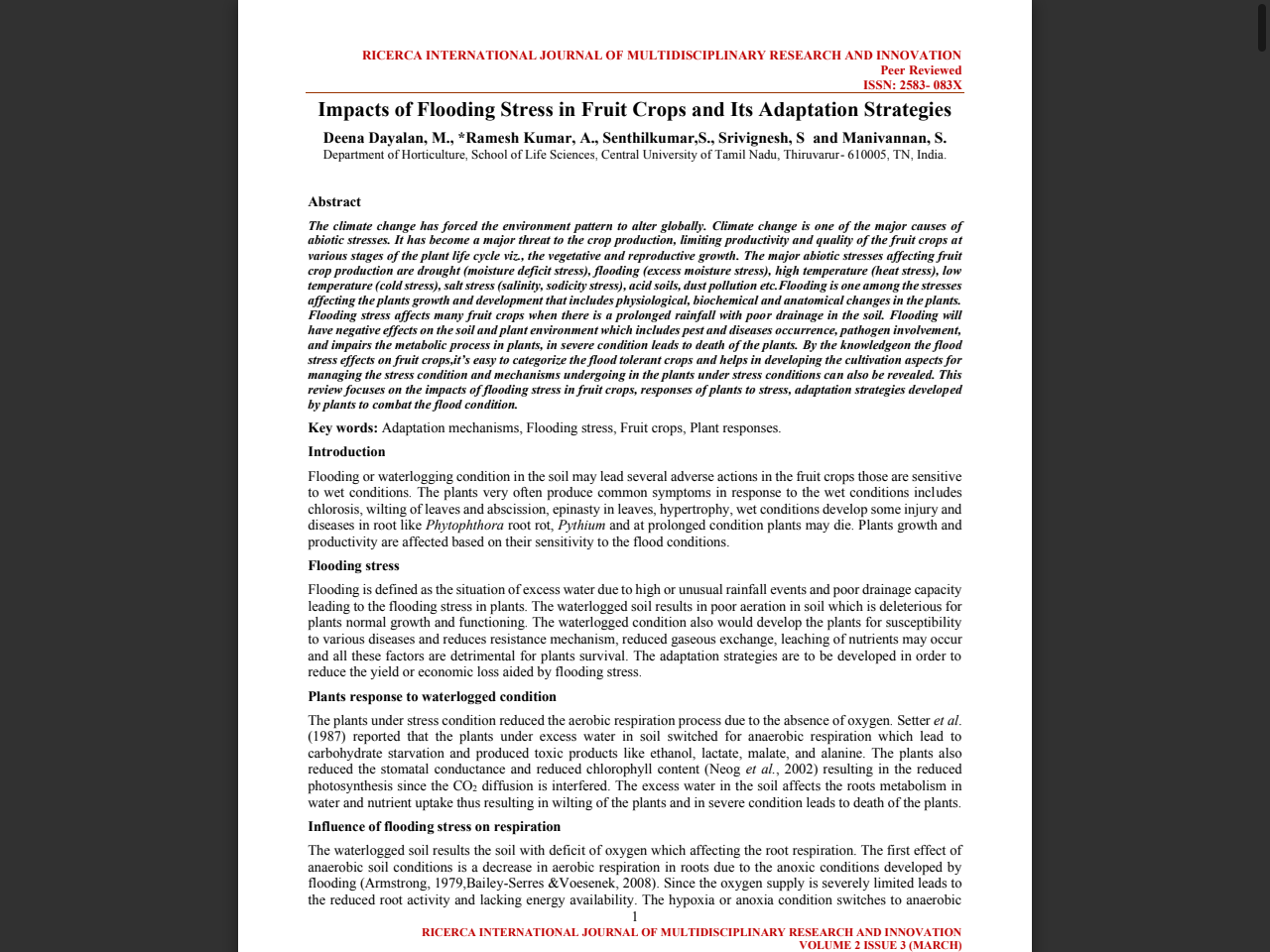 Preview of Identifying impacts & adaptation strategies for tropical fruit farms affected by extreme weather events in sub-tropical Australia: Stakeholders' insights - PubMed Central, accessed May 11, 2025,