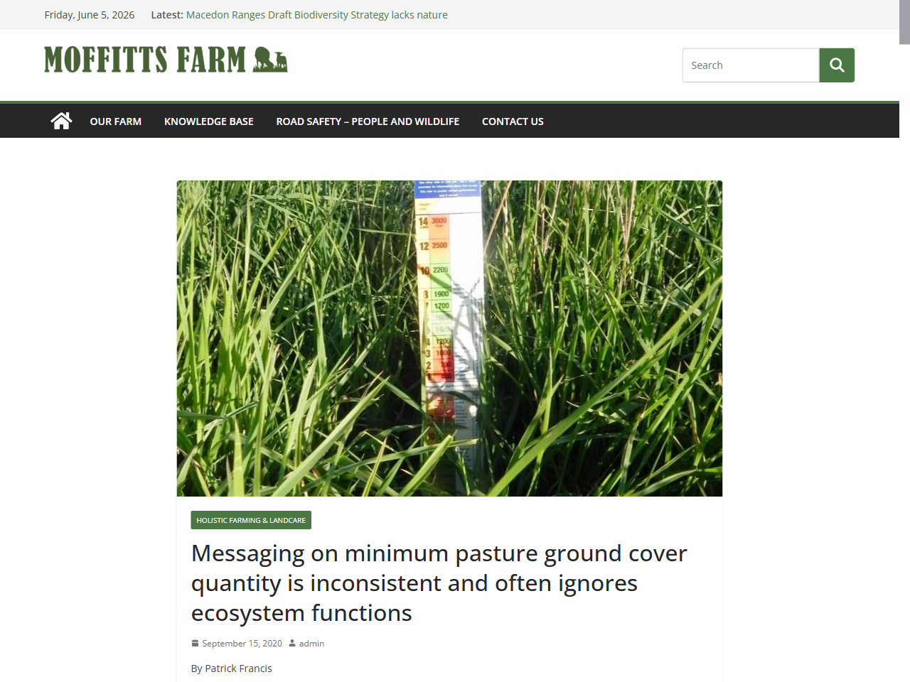 Preview of Bruce and Ebersohn-Litter in Grazed Pastures