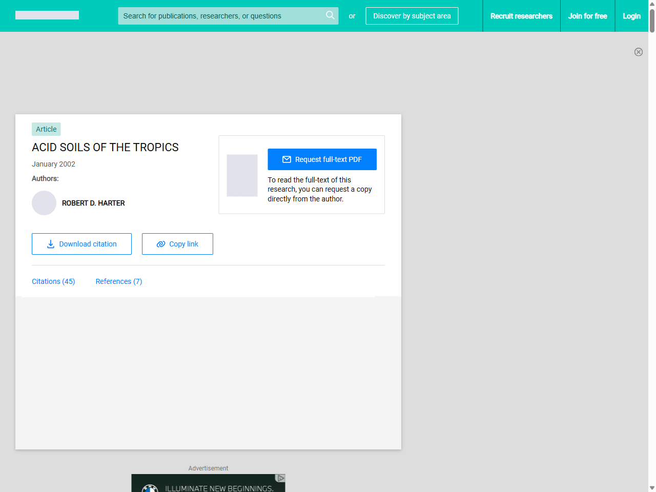 Preview of ACID SOILS OF THE TROPICS - ResearchGate, accessed July 25, 2025, 