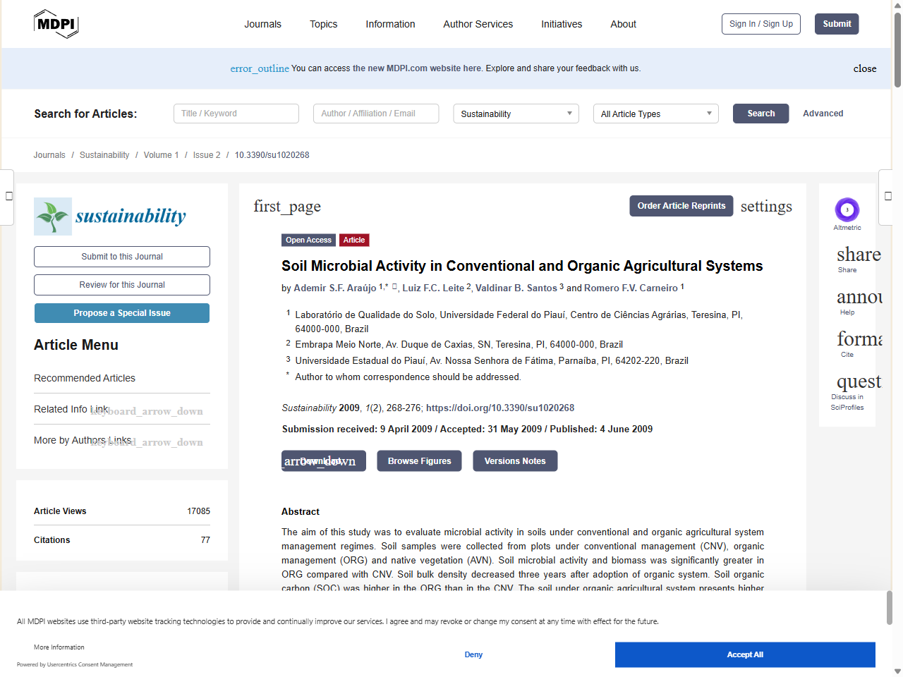 Preview of Soil quality of a Red Latosol under different management and fertilizer systems