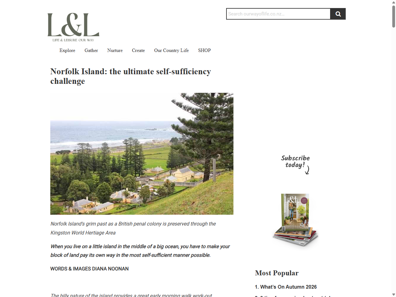 Preview of Norfolk Island: the ultimate self-sufficiency challenge - - NZ Life & Leisure, accessed July 27, 2025,